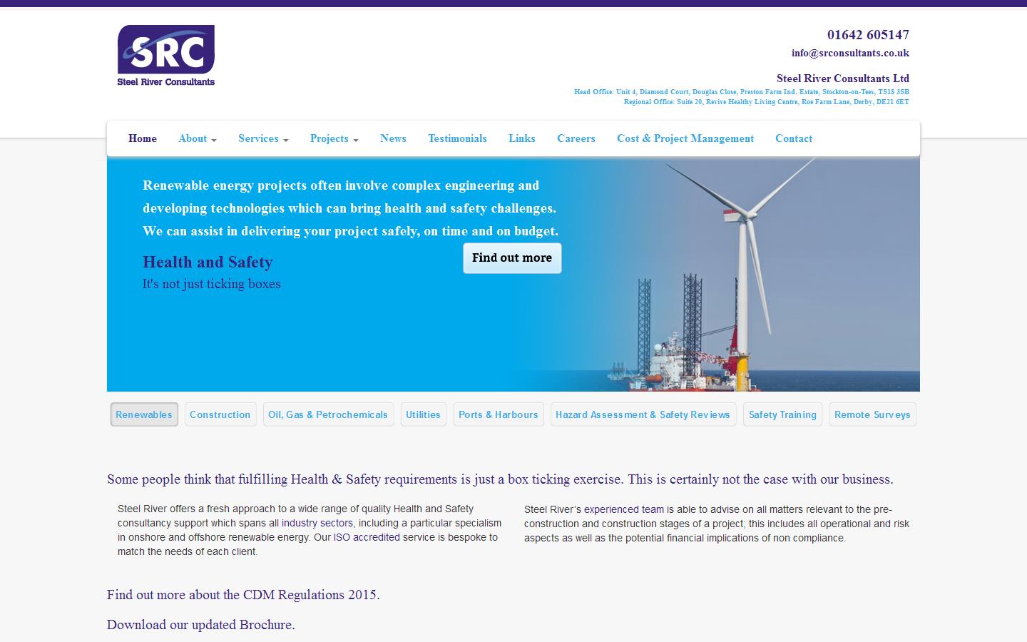 Steel River Consultants Website