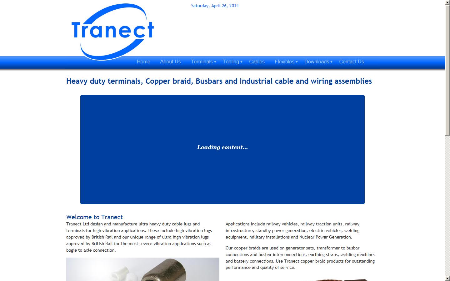 Tranect Ltd Website
