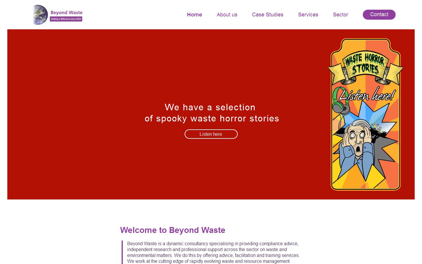Beyond Waste Ltd Website