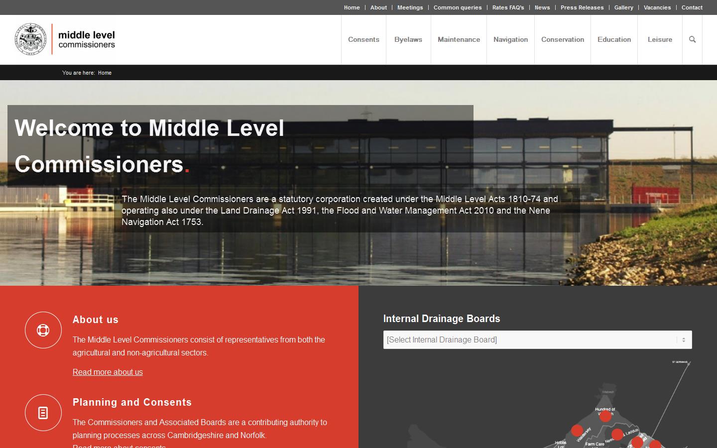 Middle Level Commissioners Website