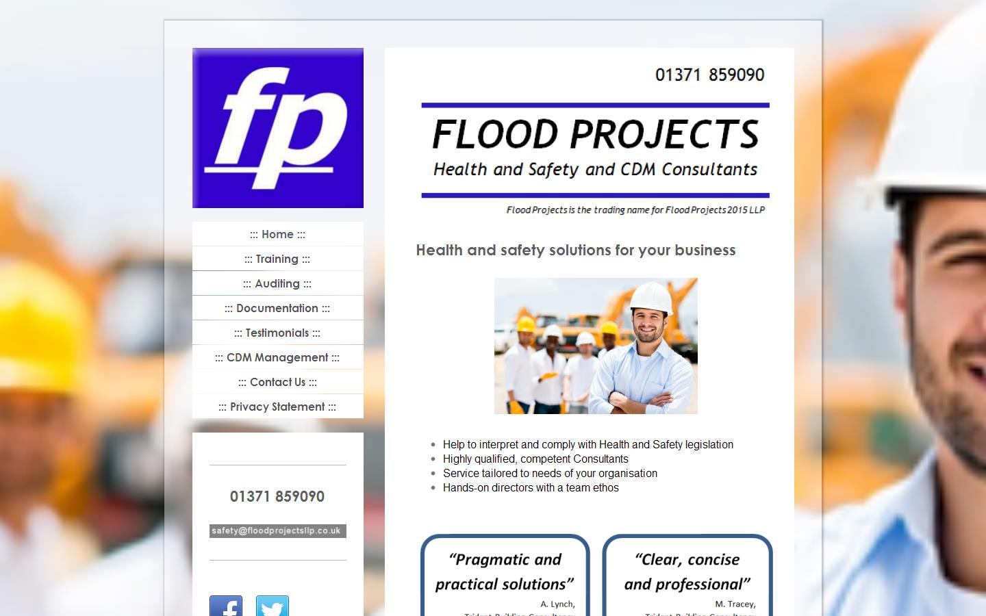 Flood Projects LLP Website