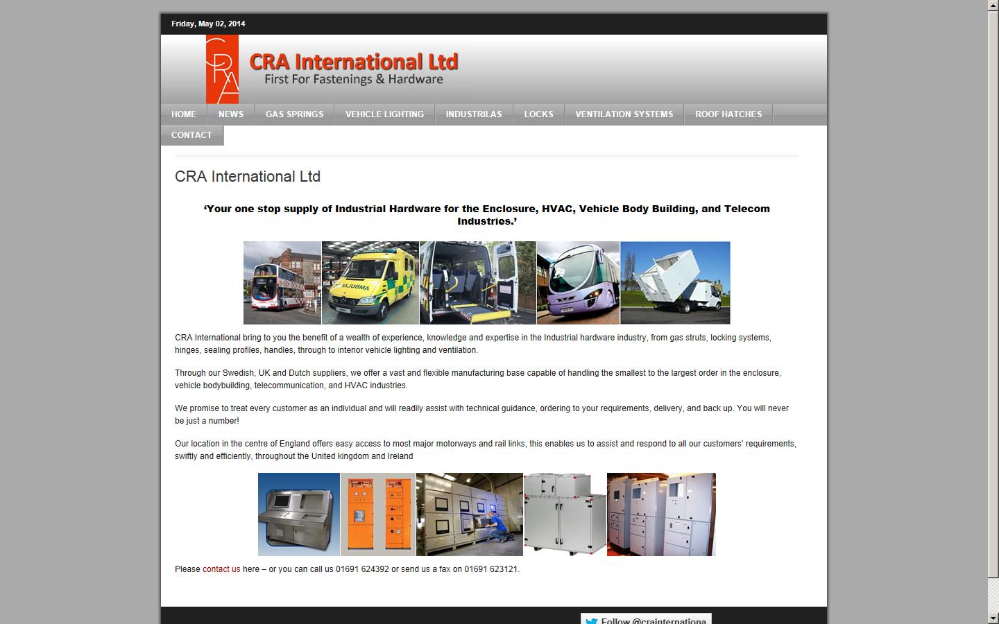 CRA International Ltd Website