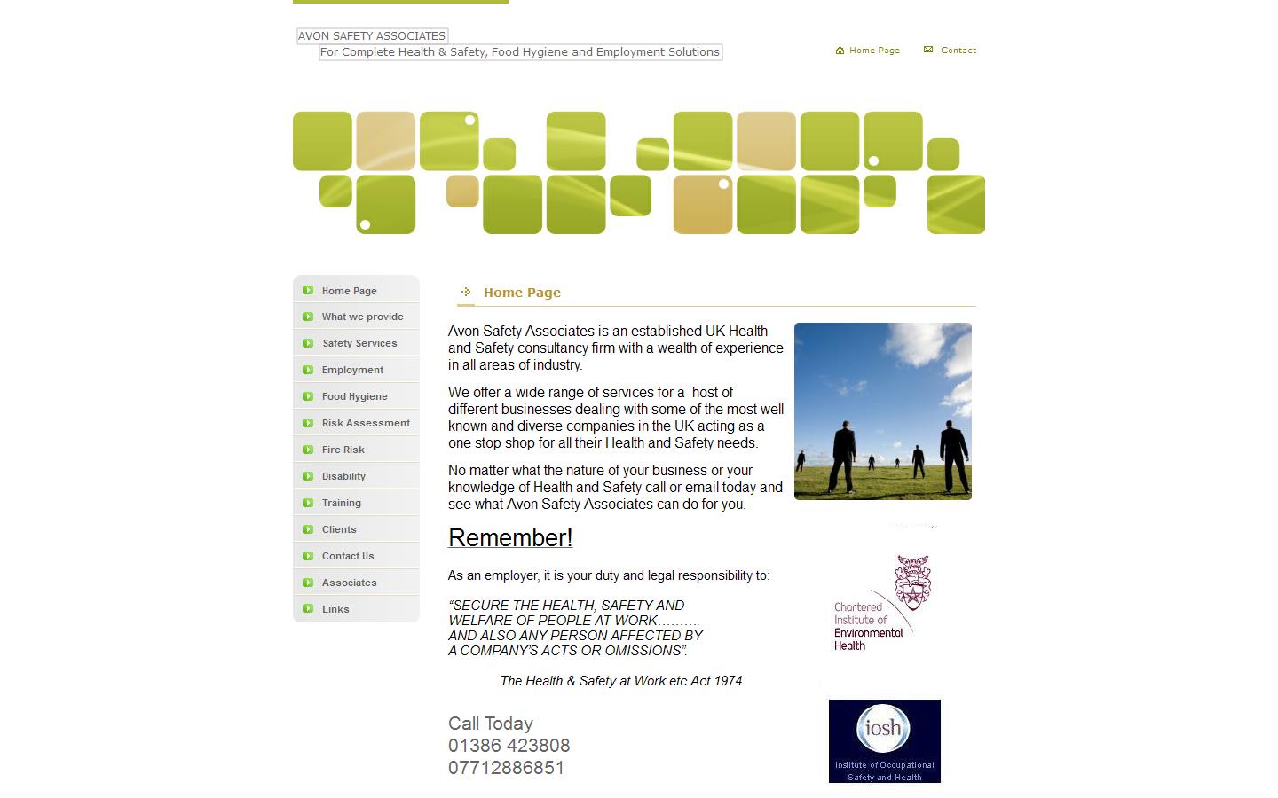 Avon Safety Associates Ltd Website