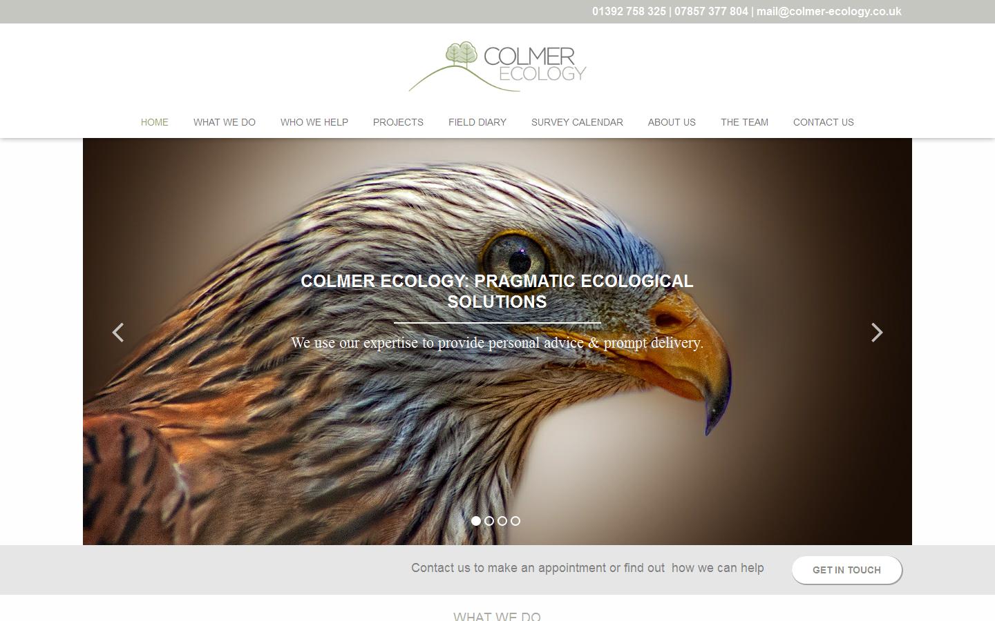 Colmer Ecology Ltd Website