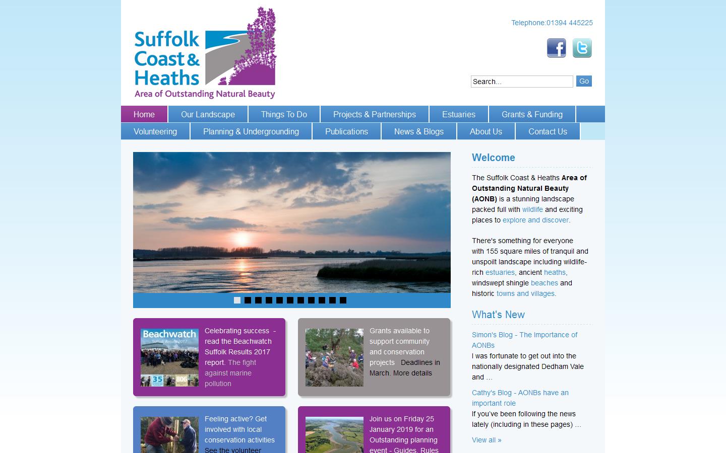 The Area of Natural Outstanding Beauty Website