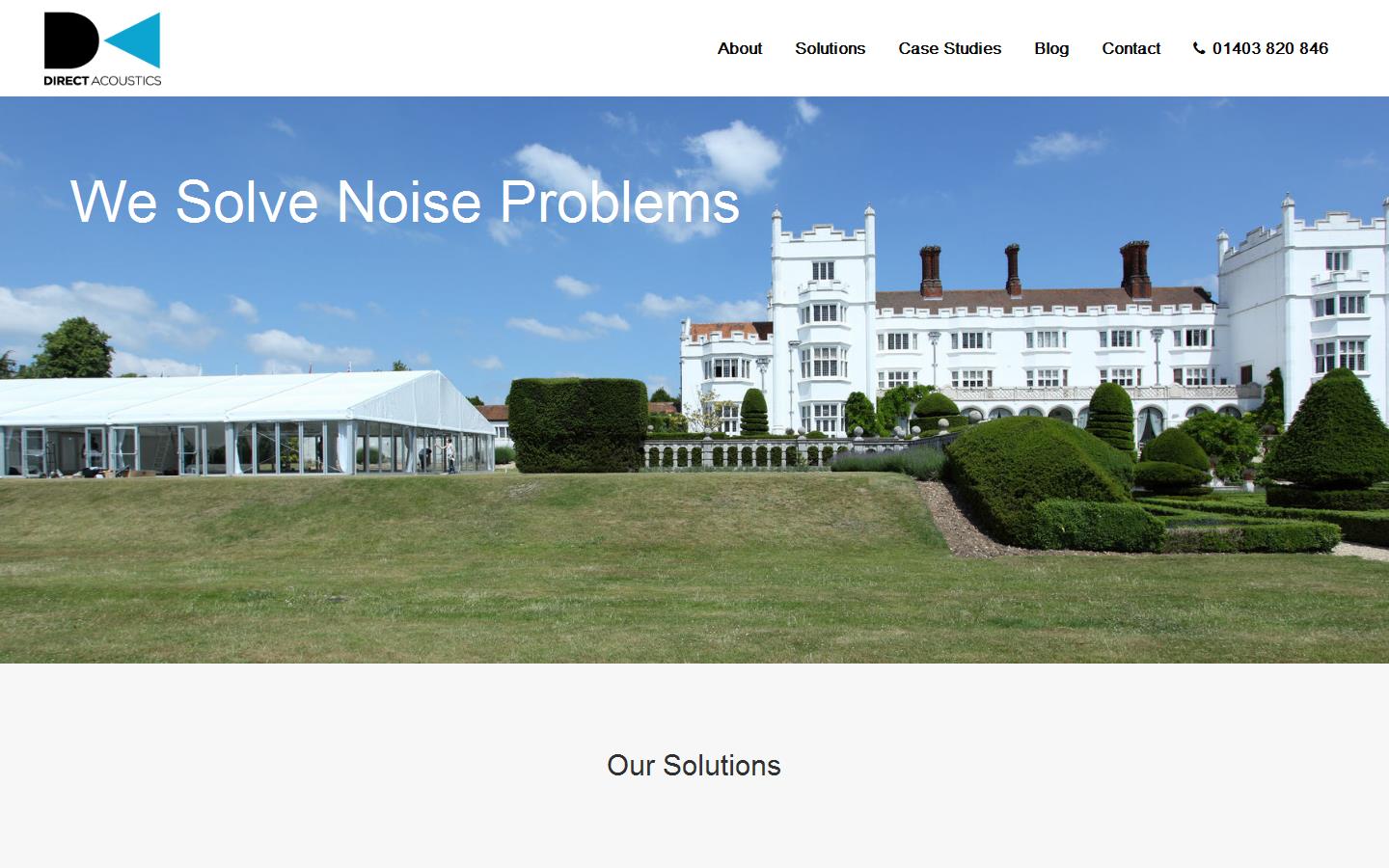 Direct Acoustic Solutions Ltd Website