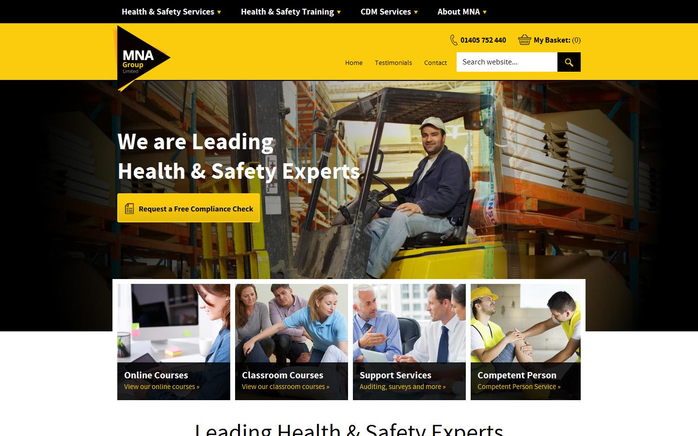 M N A Consulting Website