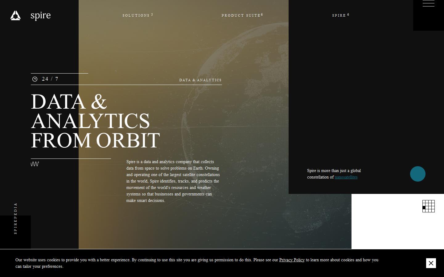 Spire Global UK Website