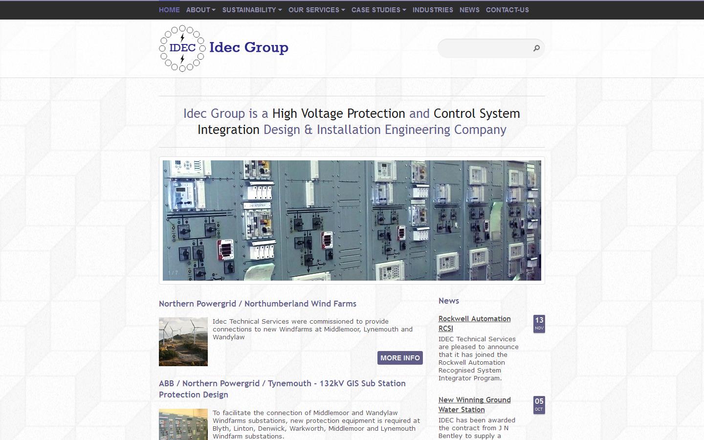 Idec Power Services Ltd Website