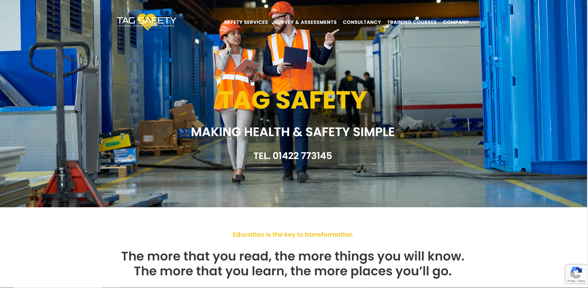 Tag Safety Ltd Website