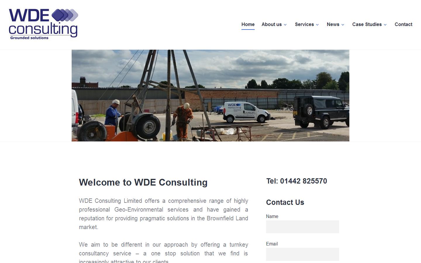 W D E Consulting Website