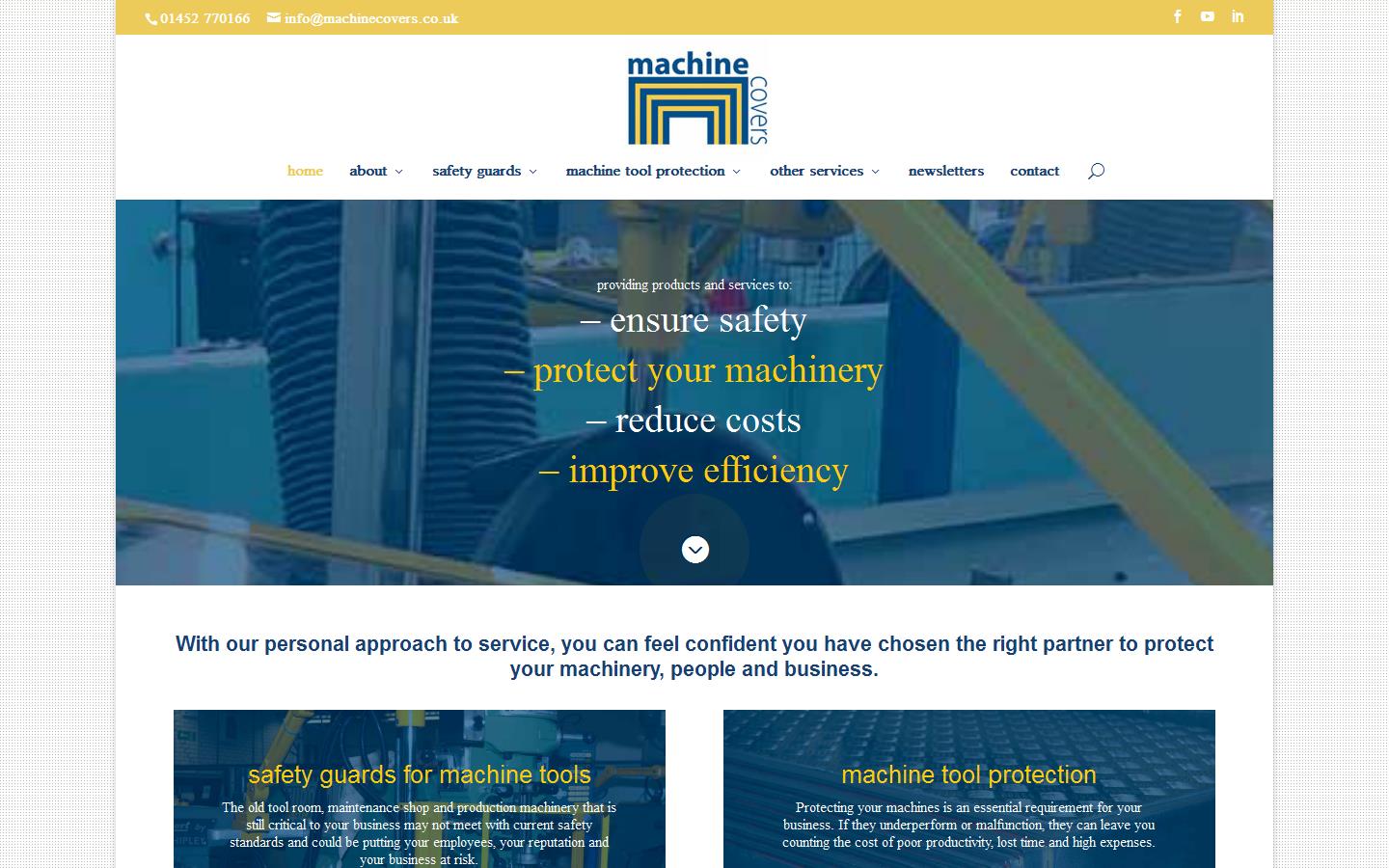 Machine Covers Website