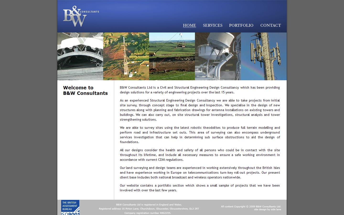 B & W Consultants Website