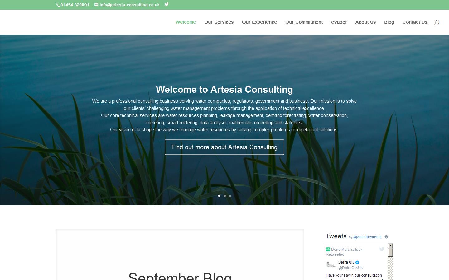 Artesia Consulting Website