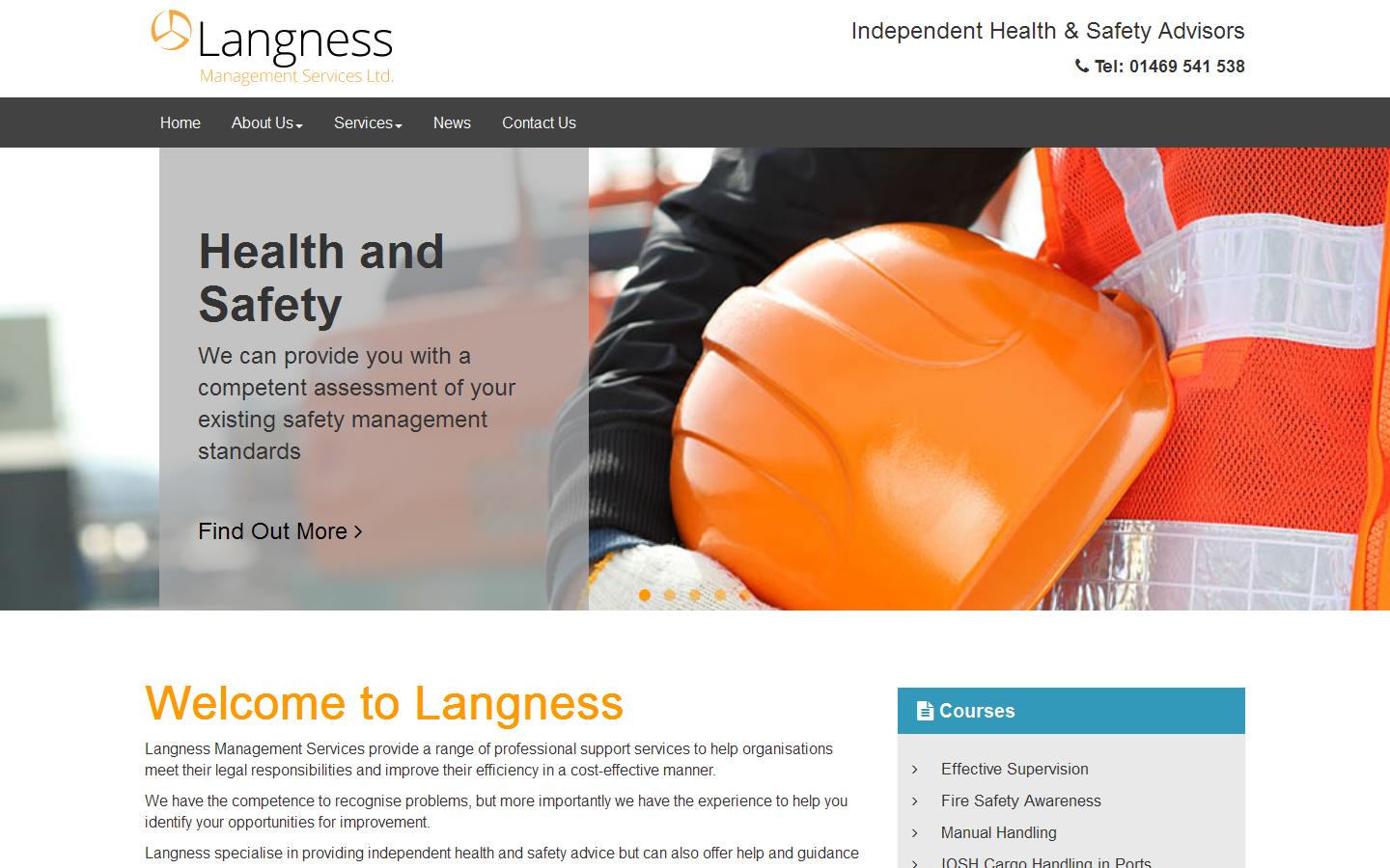 Langness Management Services Ltd Website
