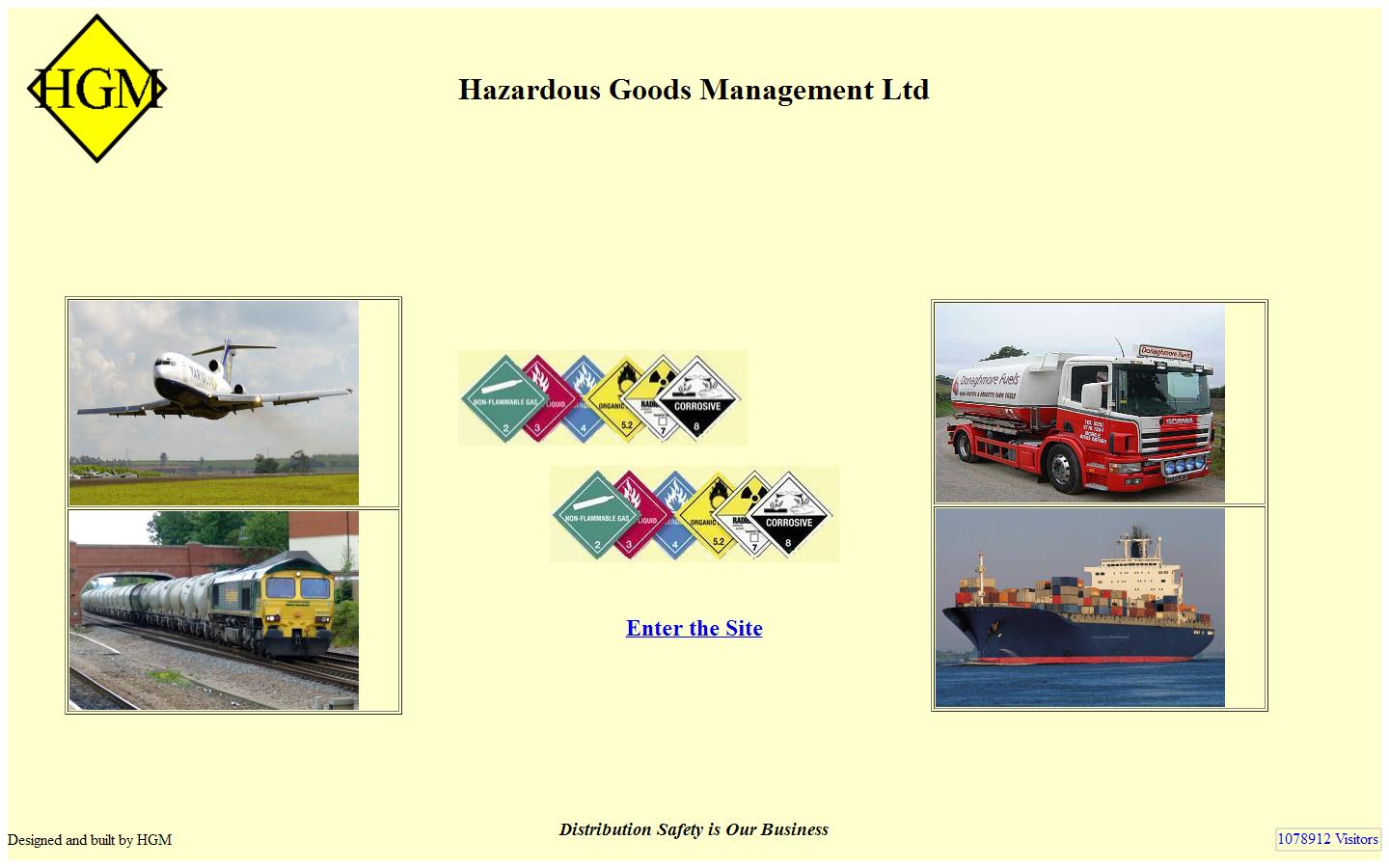 Hazardous Goods Management Ltd Website