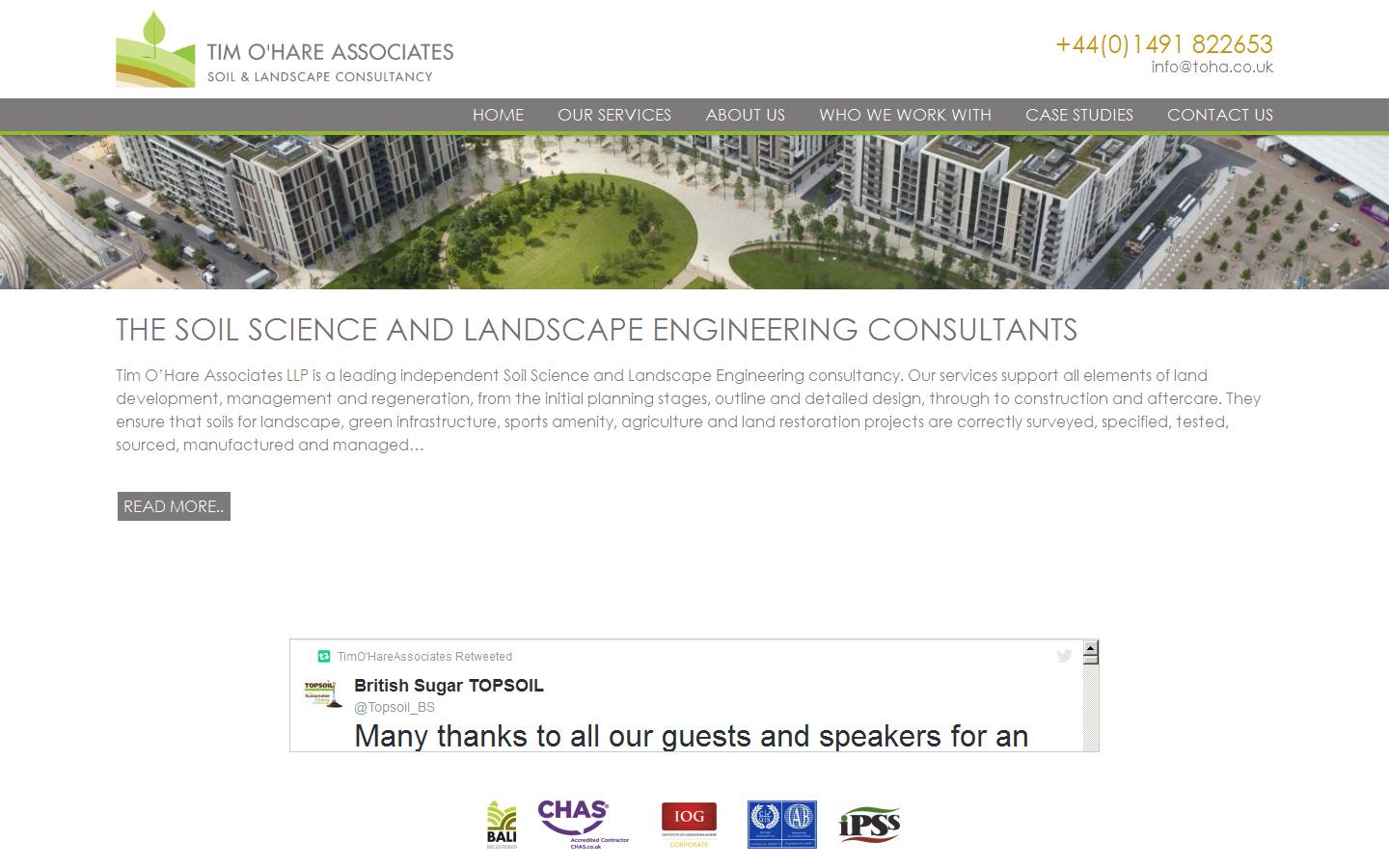 Tim O''Hare Associates Website
