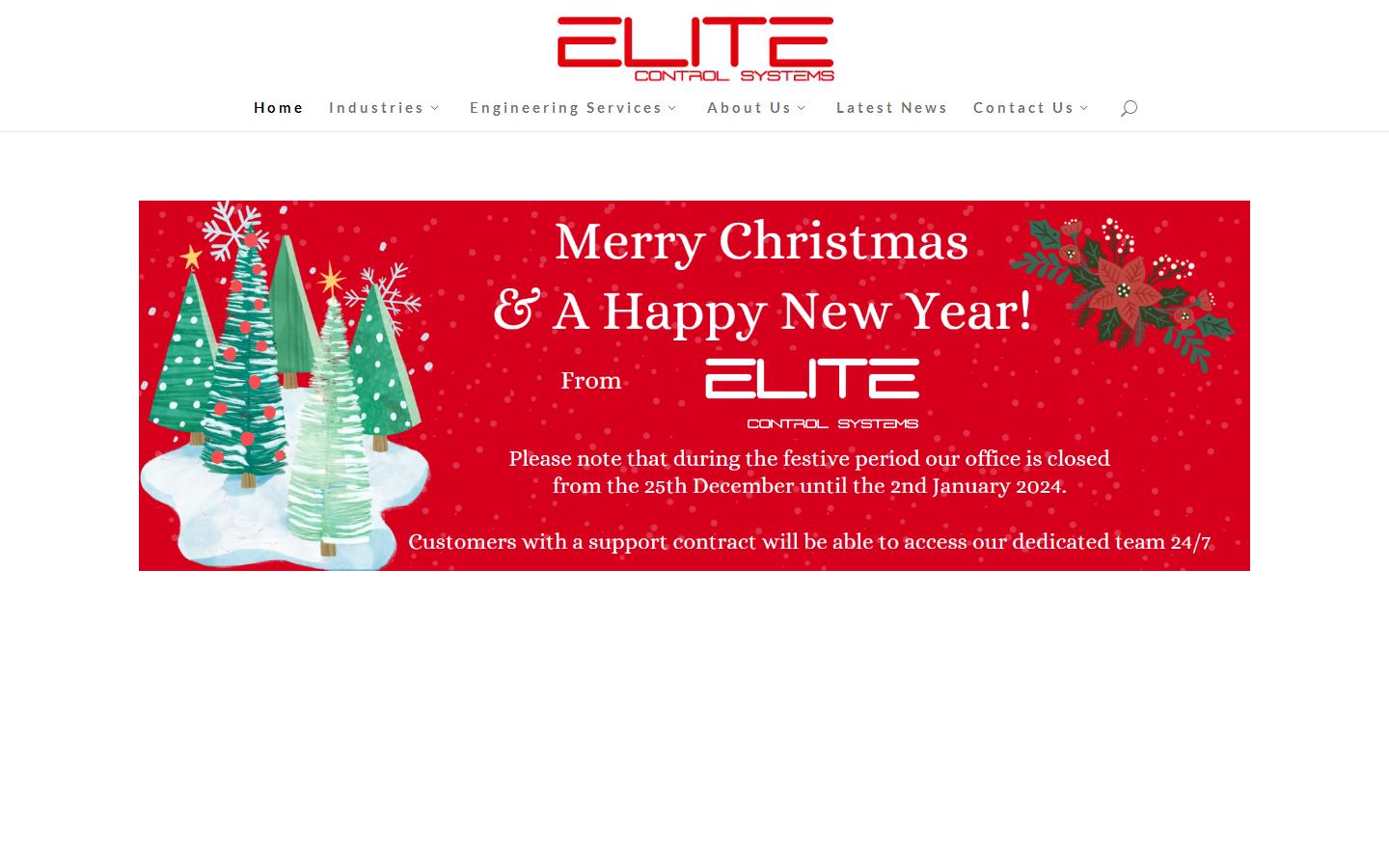 Elite Control Systems Ltd Website