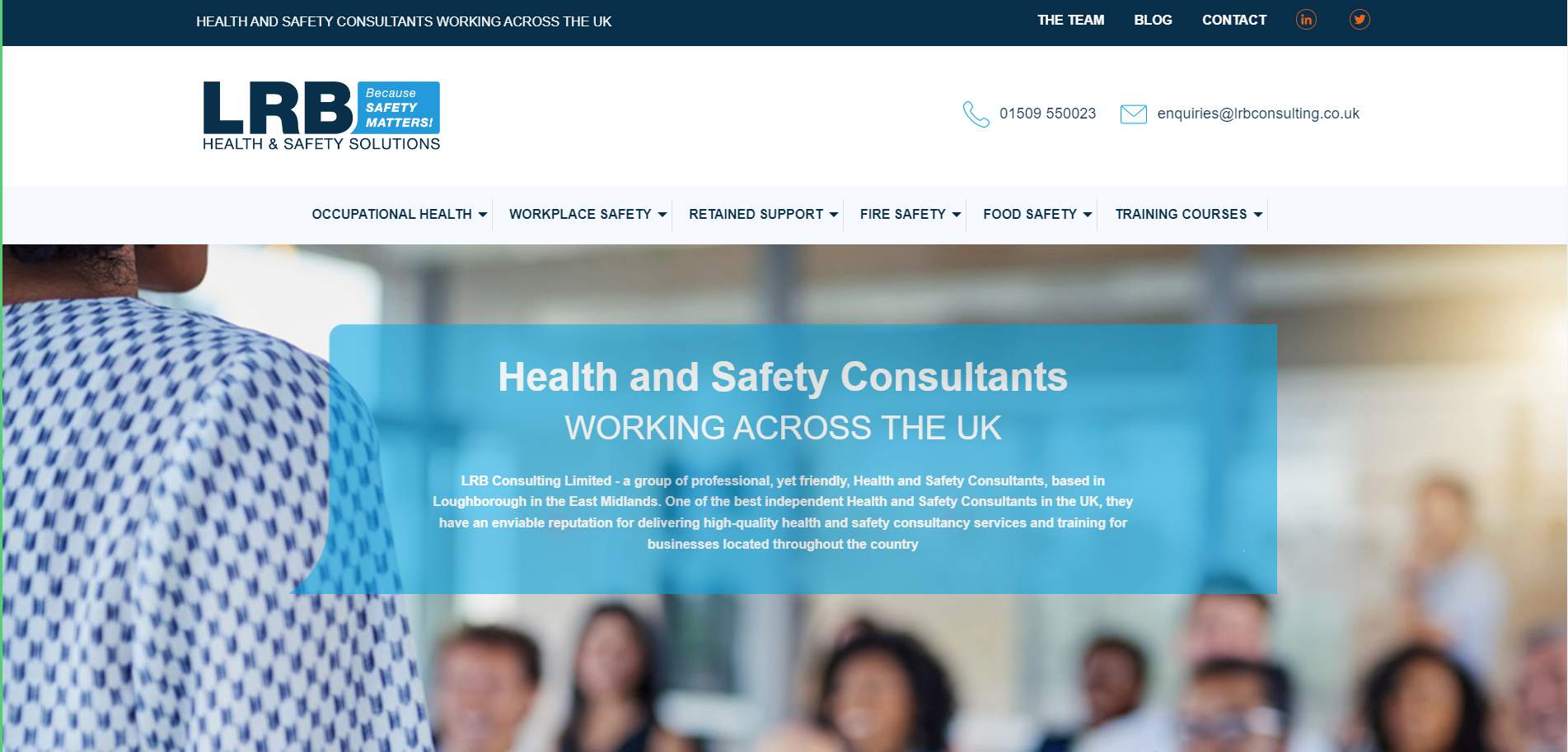 LRB Consulting Ltd Website