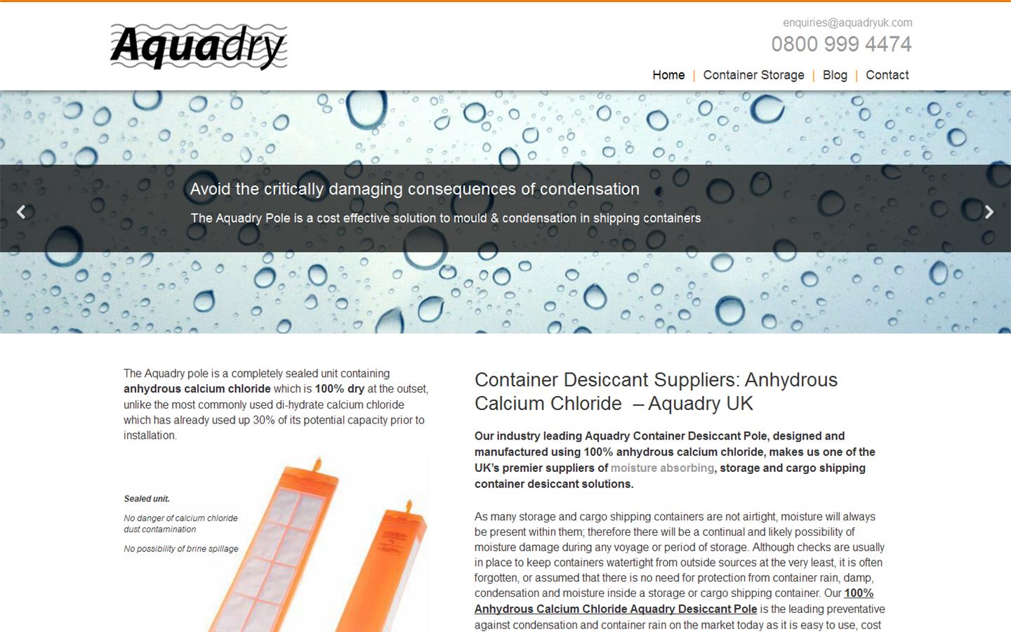 Aquadry Website