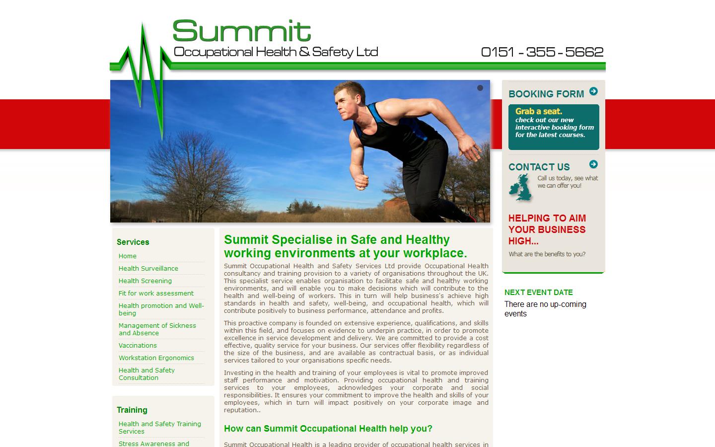 Summit Occupational Health Ltd Website