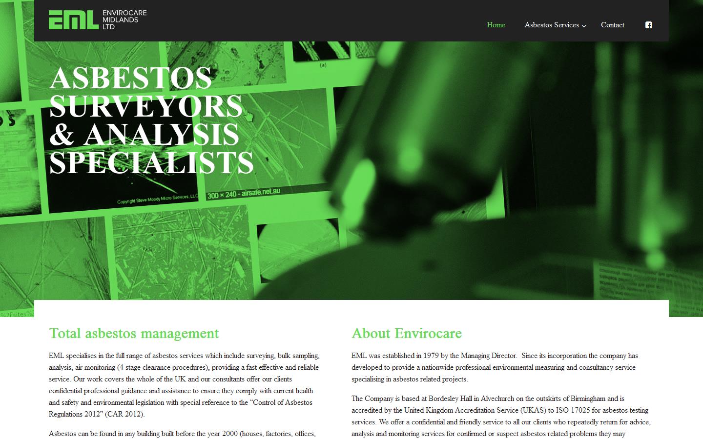 Envirocare Midlands Ltd Website
