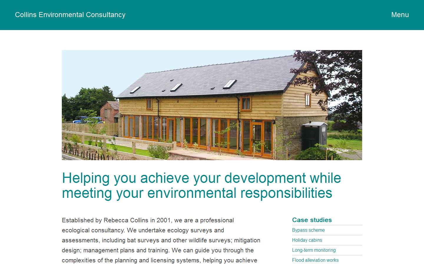 Collins Environmental Consultancy Ltd Website