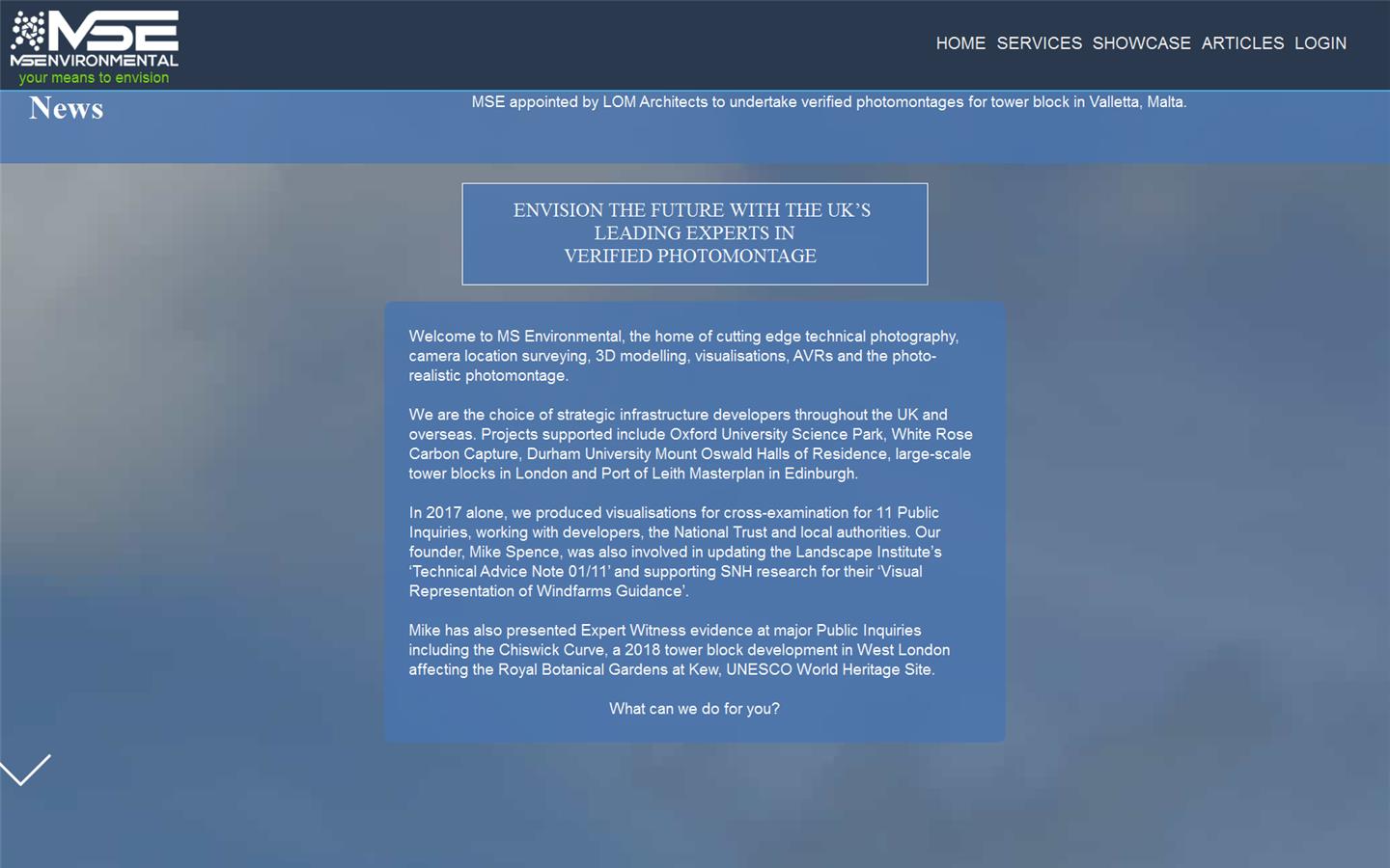 M S Environmental Website