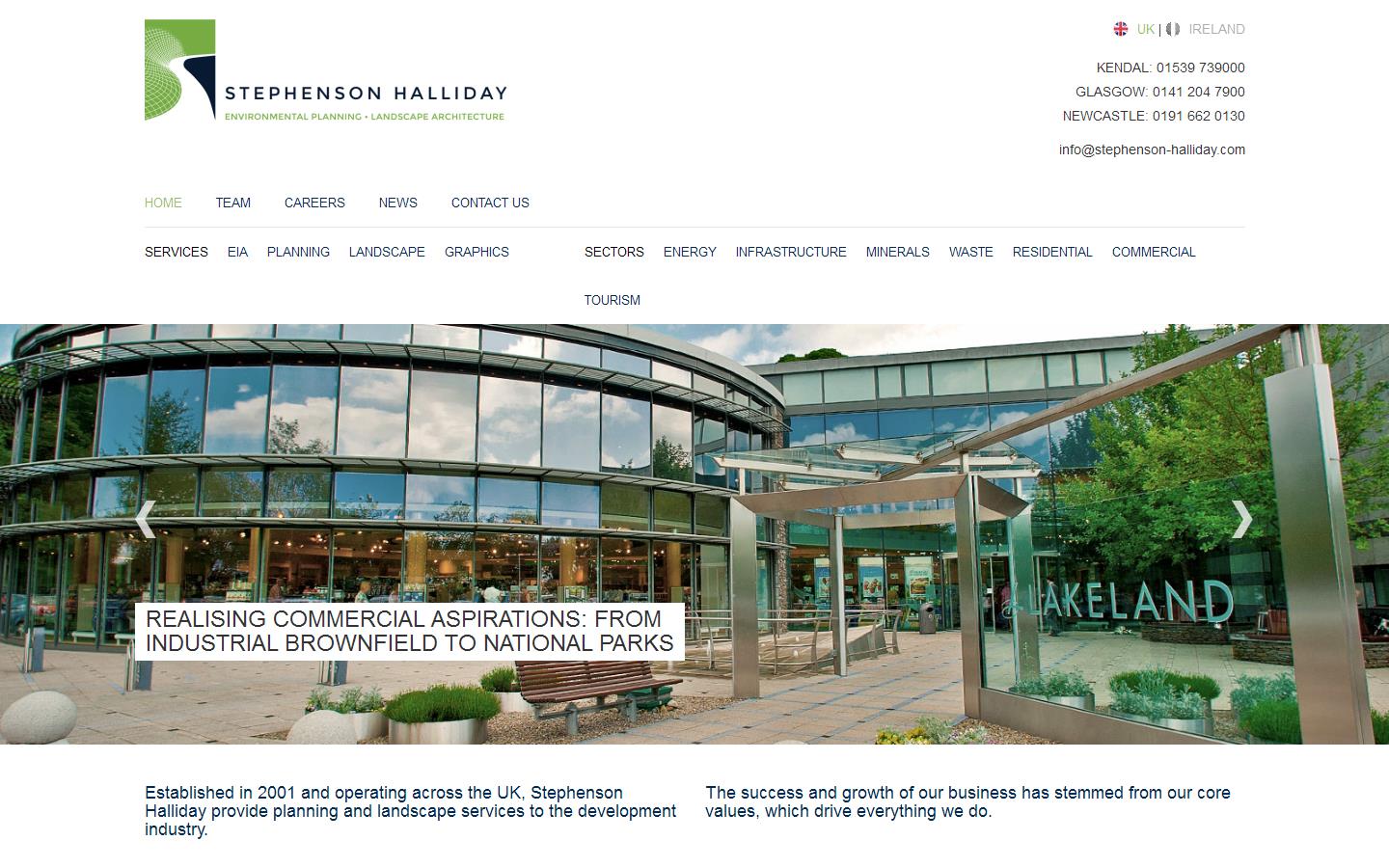 Stephenson Halliday Website
