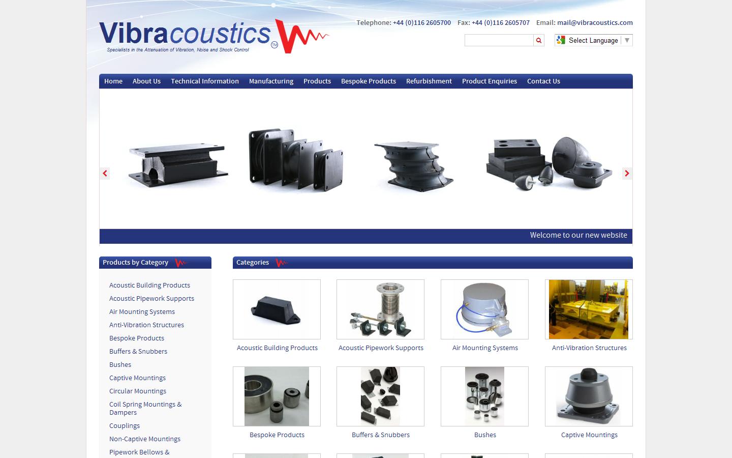Vibracoustics Ltd Website