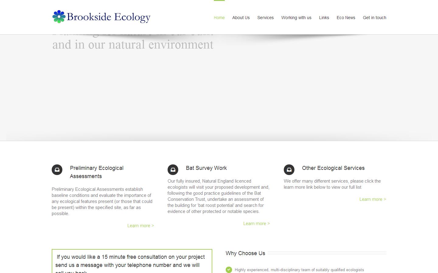 Brookside Ecology Website