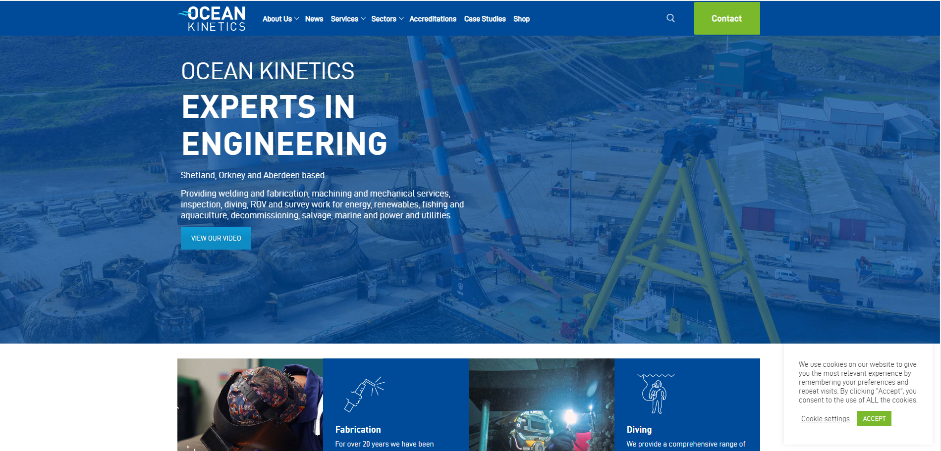 Ocean Kinetics Website