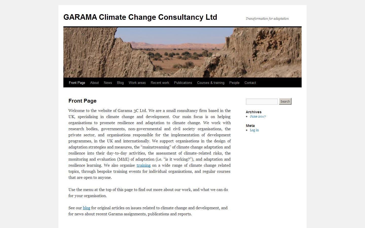 Garama 3 C Ltd Website