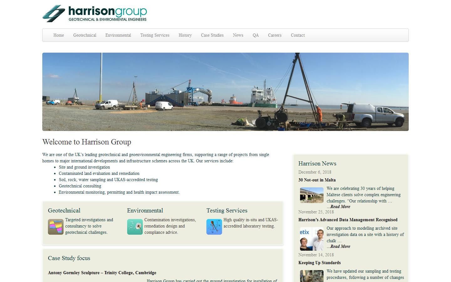 Harrison Group Environmental Ltd Website