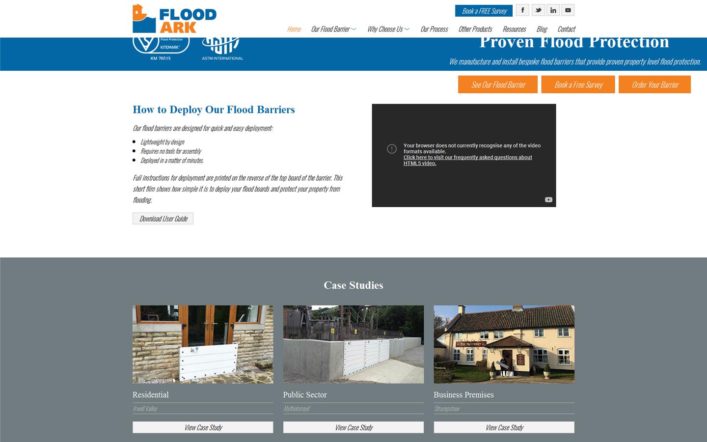 Flood Ark Website