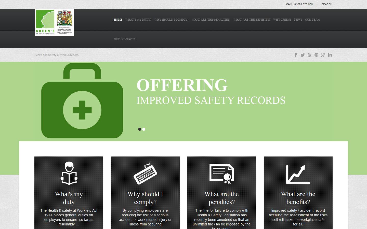 Green''s of Haddington Ltd Website