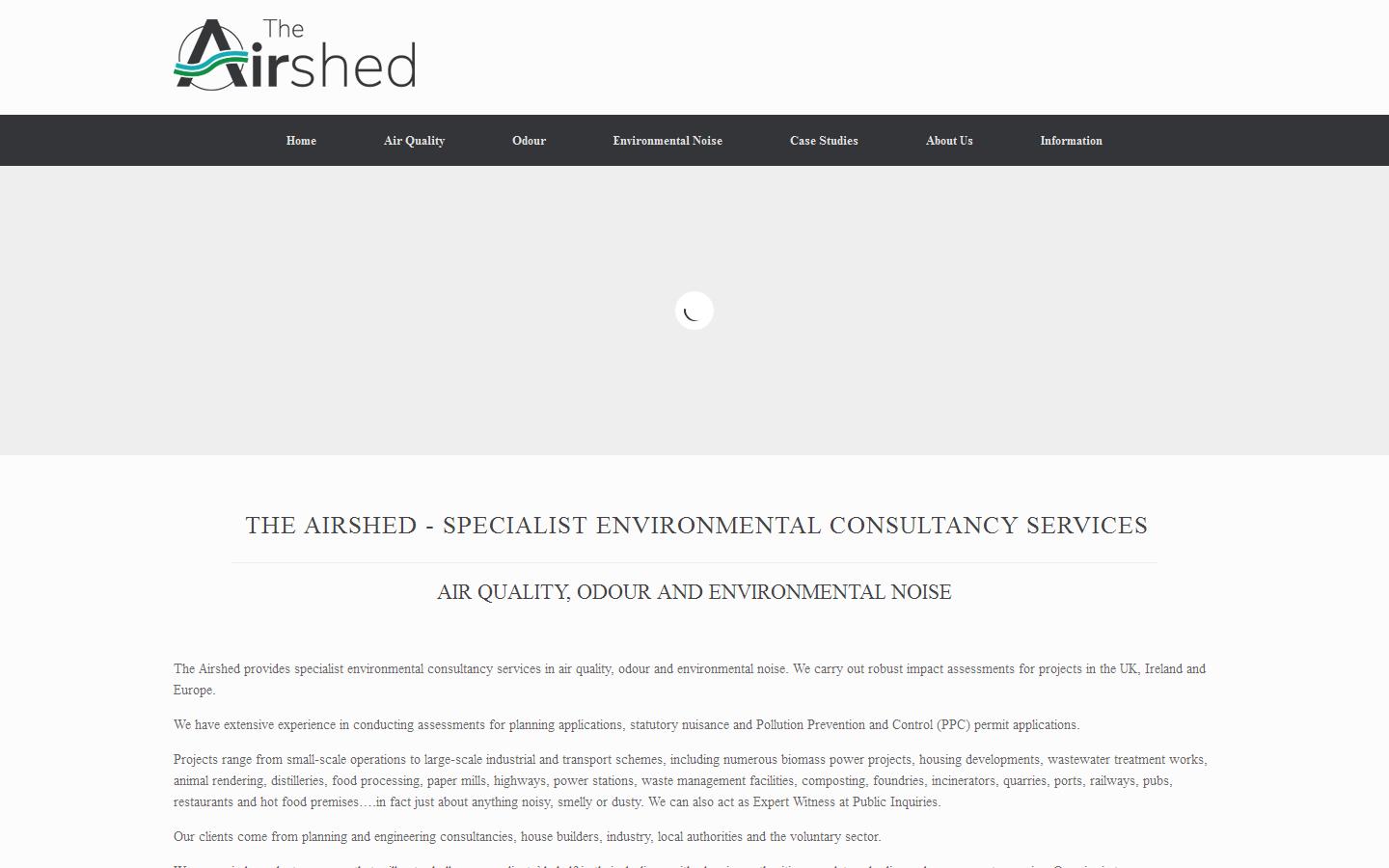 The Airshed Ltd Website