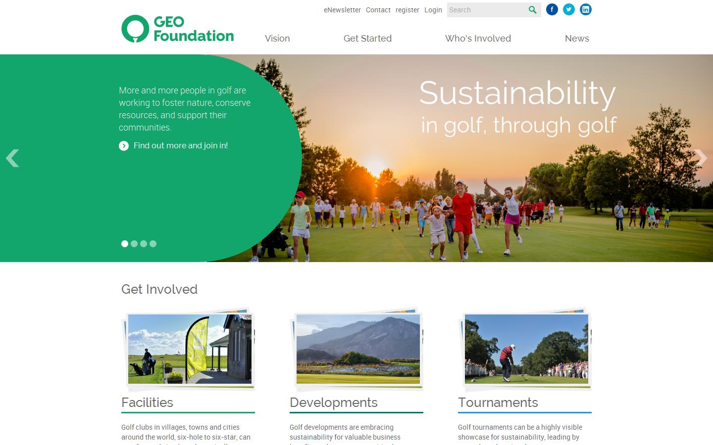 Golf Environment Organization Website