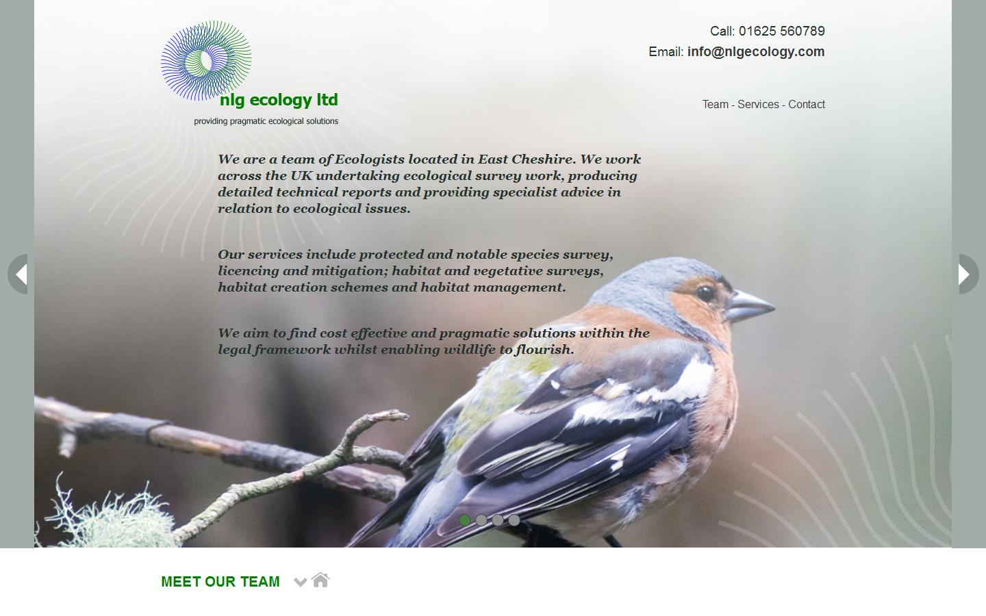 N L G Ecology Ltd Website
