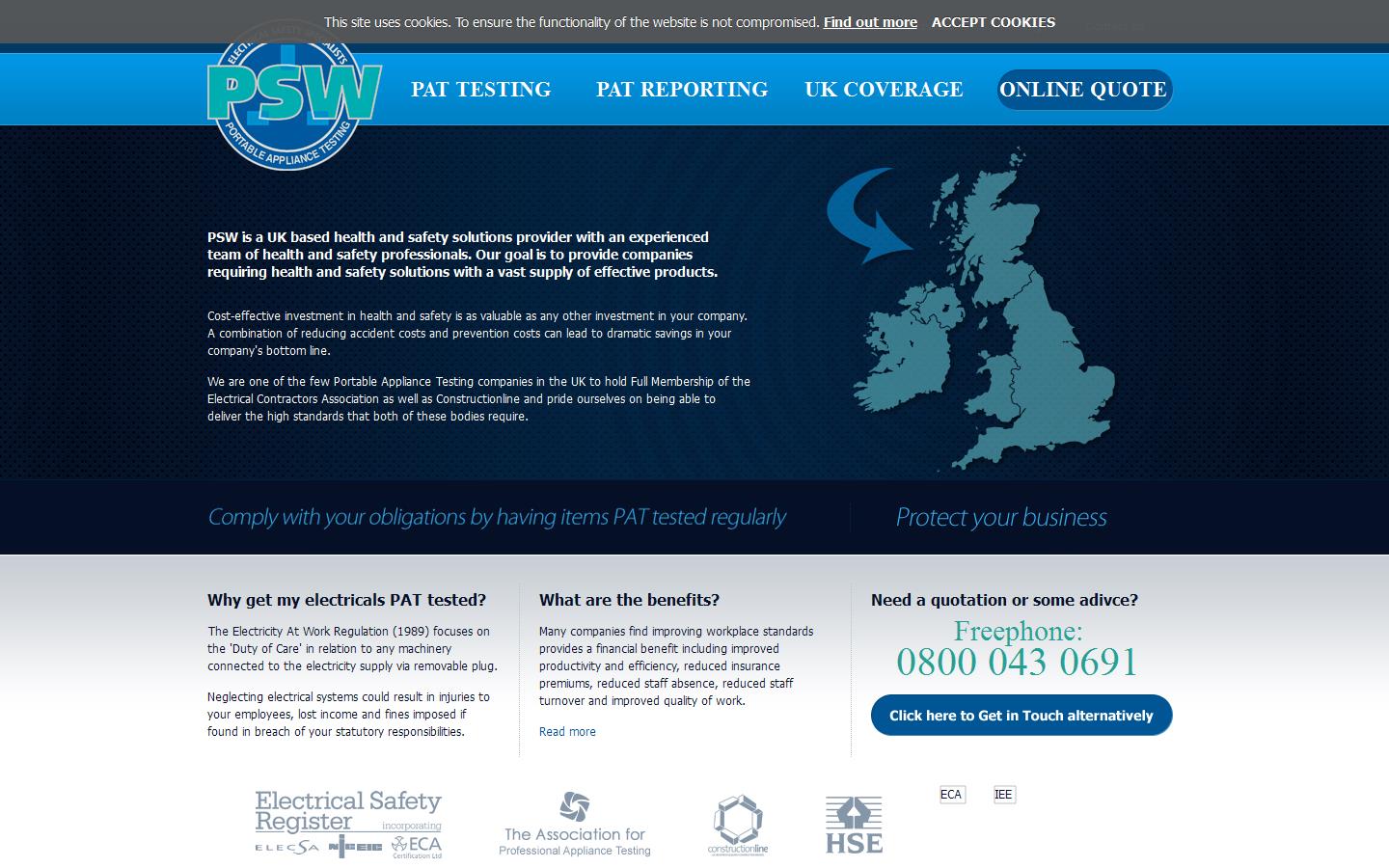 Pat South Wales Website