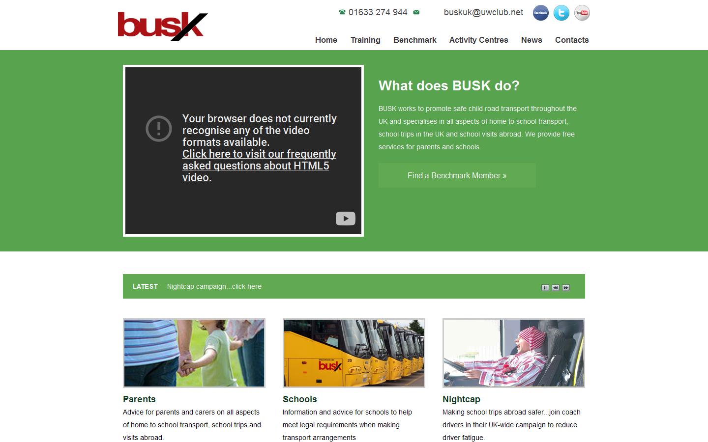B U S K Ltd Website