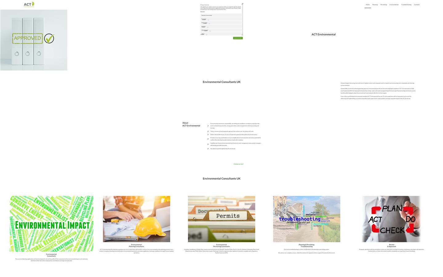 ACT Environmental Website