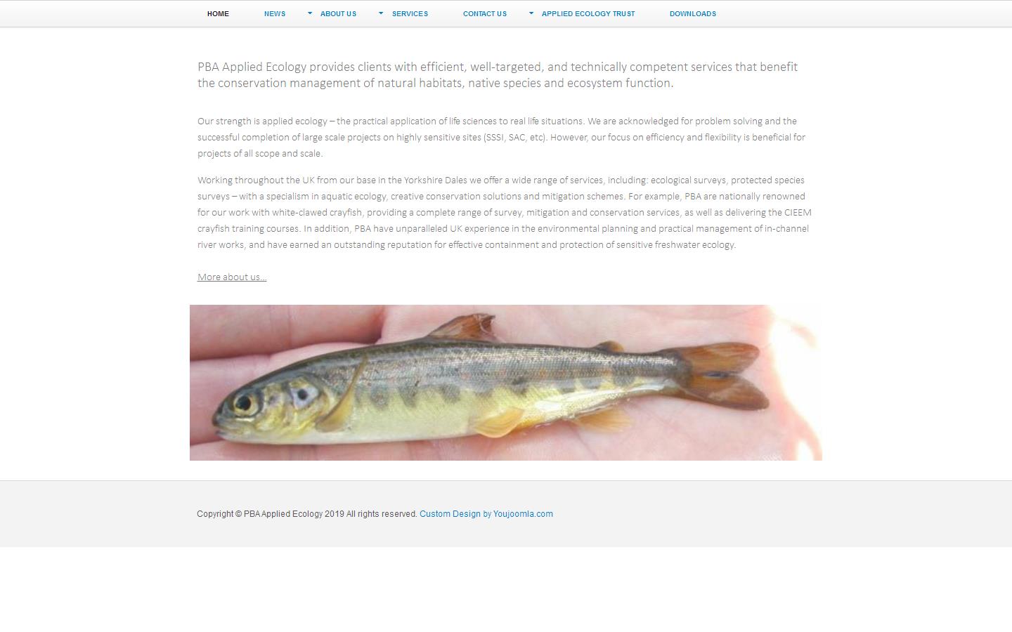P B A Applied Ecology Website