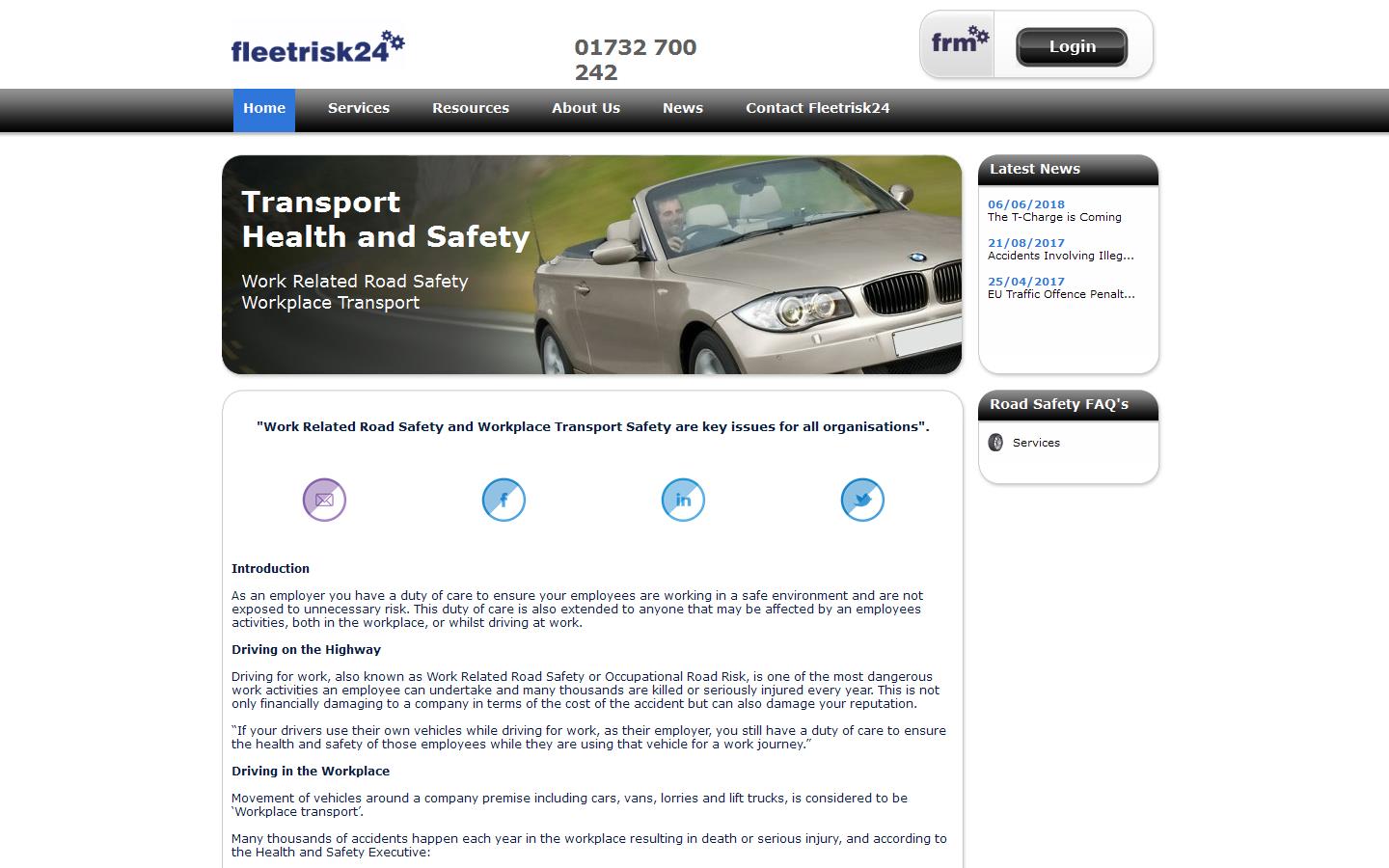 Fleetrisk24 Website