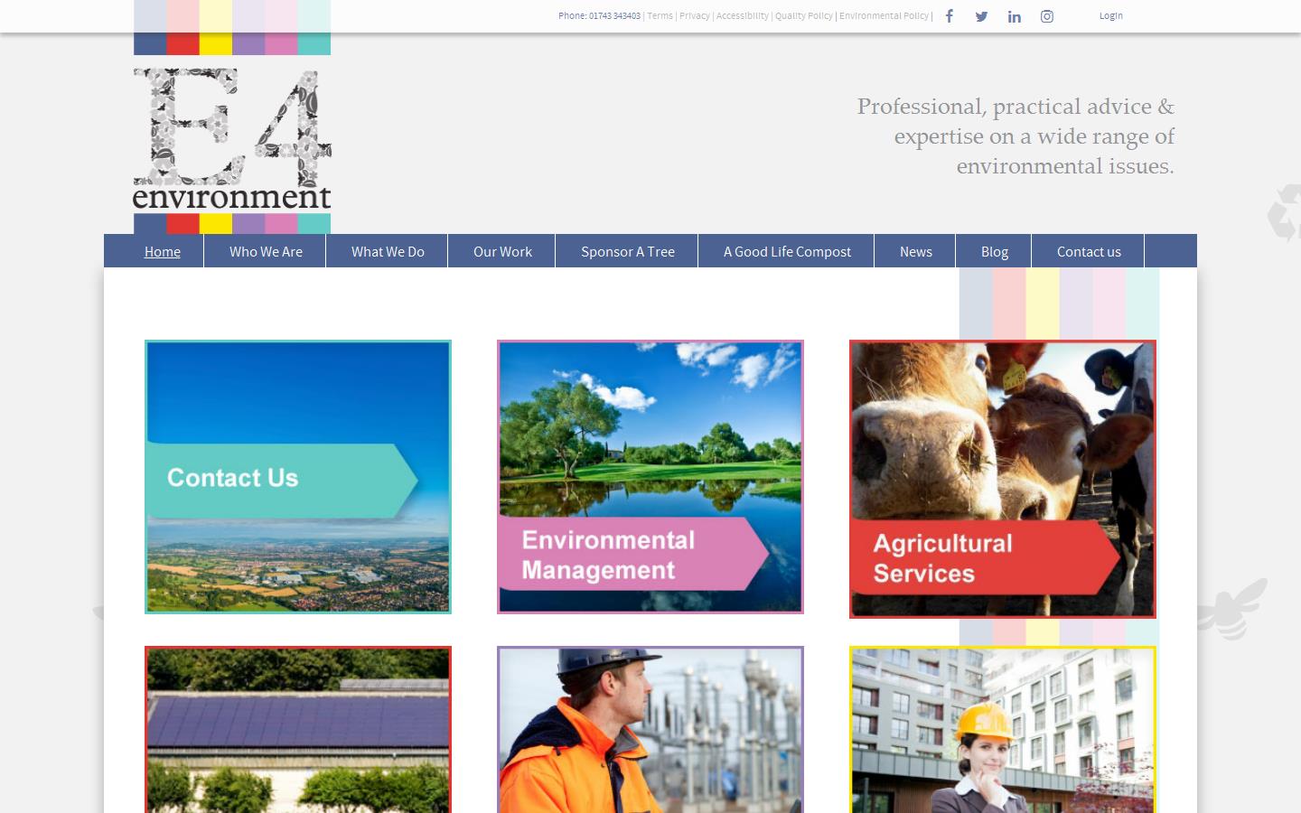 E4 Environment Ltd Website