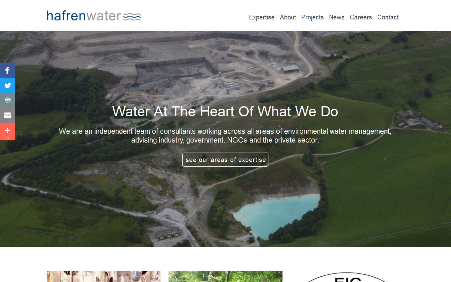 Hafren Water Website