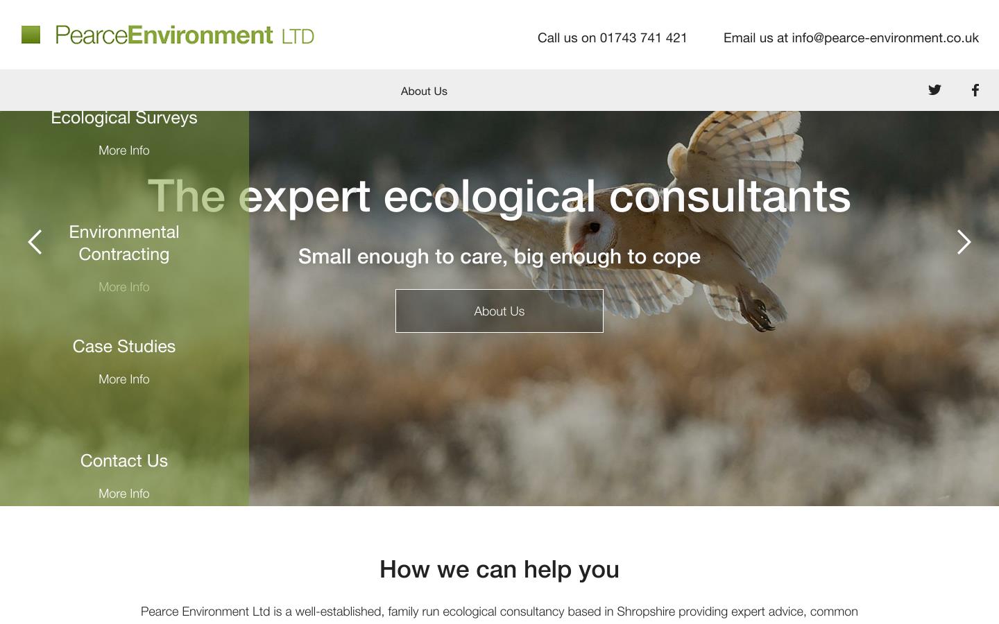 Pearce Environment Website