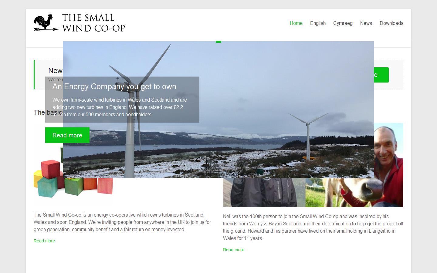 The Small Wind Co-op Ltd Website