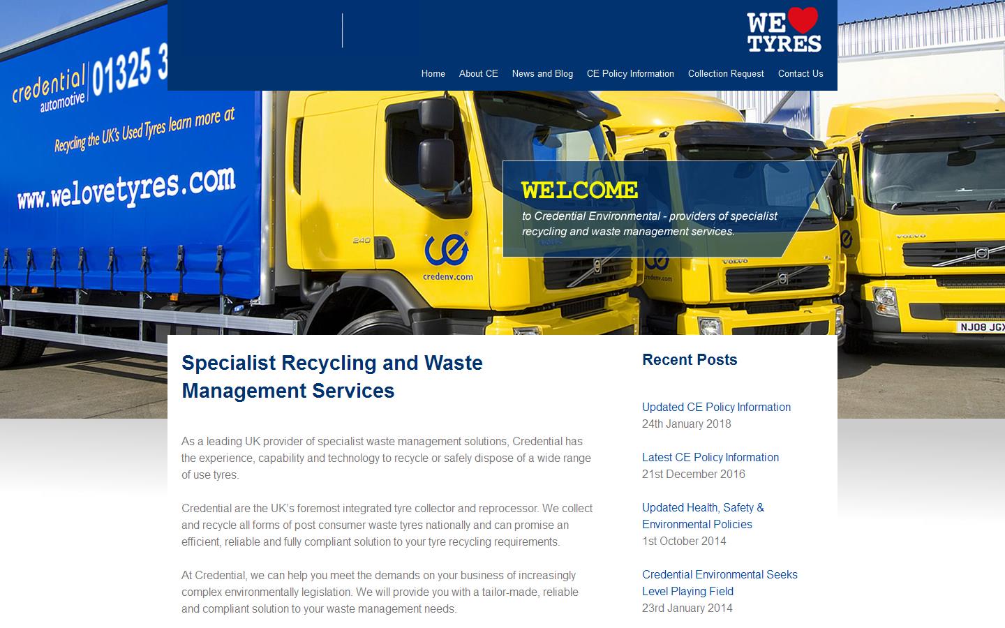 Credential Environmental Website