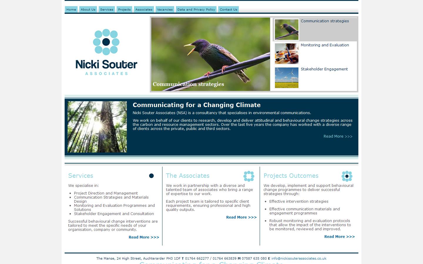 Nicki Souter Associates Website